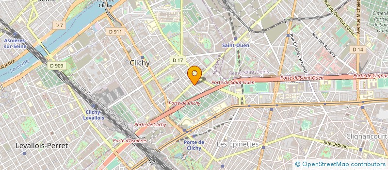 localisation de l'entreprise MONSIEUR RICHARD TARDEVET à CLICHY