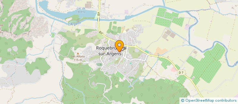 localisation de l'entreprise MONSIEUR RICHARD TATU  ROQUEBRUNE-SUR-ARGENS