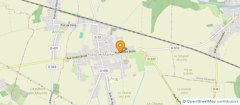 localisation de l'entreprise MONSIEUR RICHARD TELATYNSKI à FLAVY-LE-MARTEL