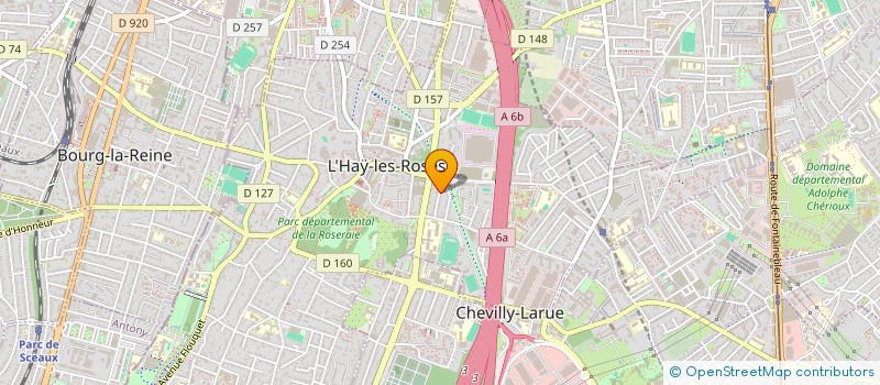 localisation de l'entreprise MONSIEUR RICHARD TERRIER  L'HAY-LES-ROSES