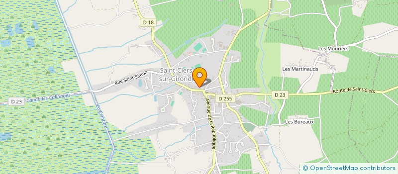 localisation de l'entreprise MONSIEUR RICHARD TERRIGEOL à SAINT-CIERS-SUR-GIRONDE