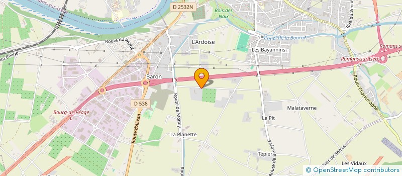localisation de l'entreprise MONSIEUR RICHARD TESTON à BOURG-DE-PEAGE