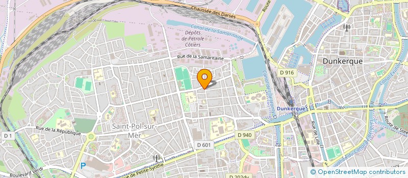 localisation de l'entreprise MONSIEUR RICHARD THEOBALD à DUNKERQUE