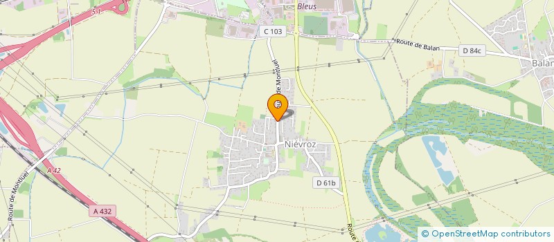 localisation de l'entreprise MONSIEUR RICHARD THIBERT  NIEVROZ