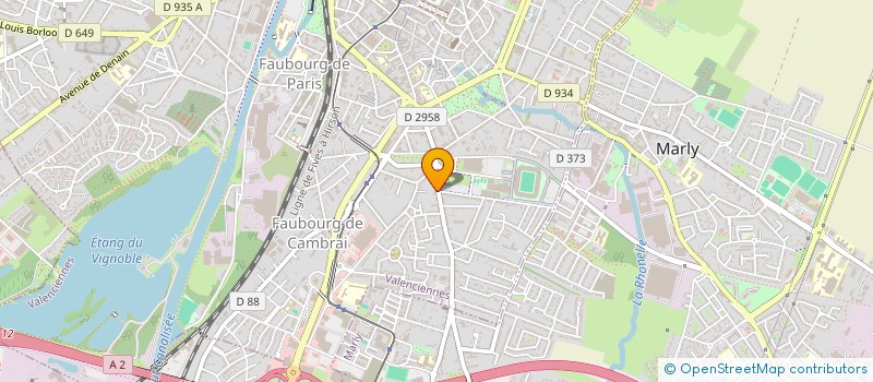 localisation de l'entreprise MONSIEUR RICHARD THOMAS  VALENCIENNES