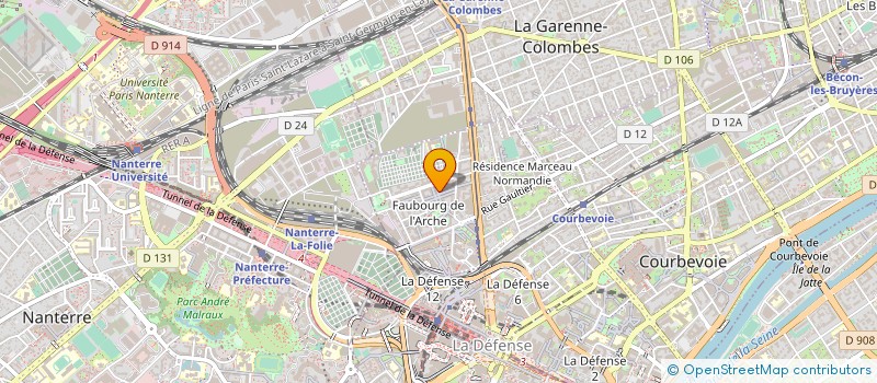 localisation de l'entreprise MONSIEUR RICHARD THYPHONNET à COURBEVOIE