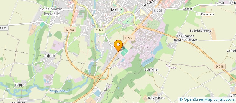 localisation de l'entreprise MONSIEUR RICHARD TONNELLIER  MELLE