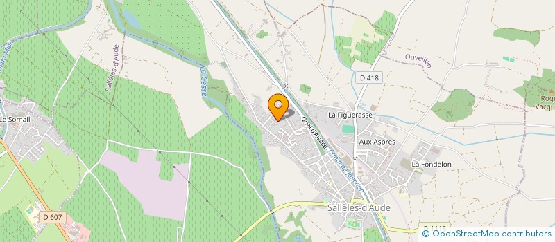 localisation de l'entreprise MONSIEUR RICHARD TREMBLEY  SALLELES-D'AUDE