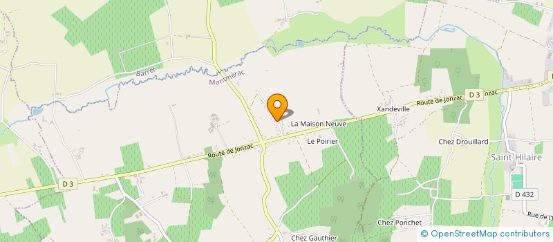 localisation de l'entreprise MONSIEUR RICHARD TREYSSAT à MONTMERAC