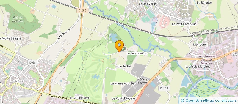 localisation de l'entreprise MONSIEUR RICHARD TRIAIRE  LE RHEU