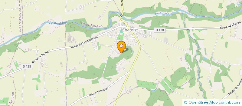 localisation de l'entreprise MONSIEUR RICHARD TROOST  CHAROLS