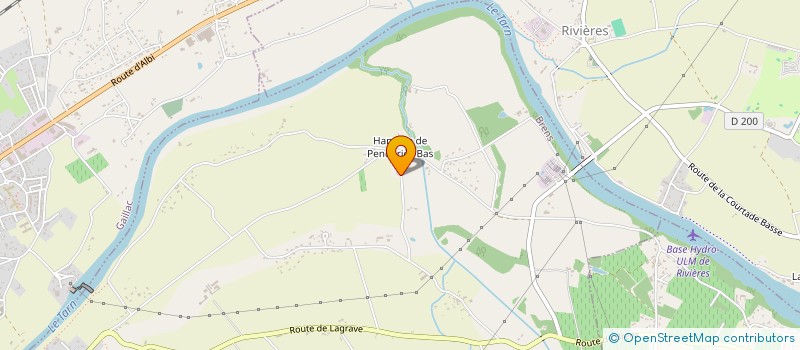 localisation de l'entreprise MONSIEUR RICHARD TUHAUDET  BRENS