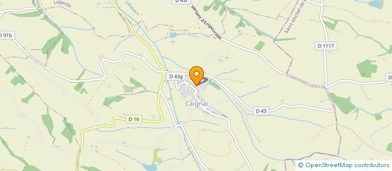 localisation de l'entreprise MONSIEUR RICHARD VA  CAIGNAC