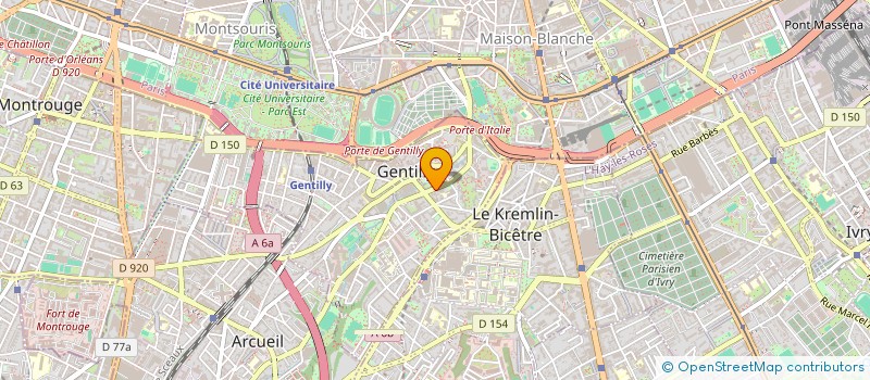 localisation de l'entreprise MONSIEUR RICHARD VAN DEN BOOM  GENTILLY