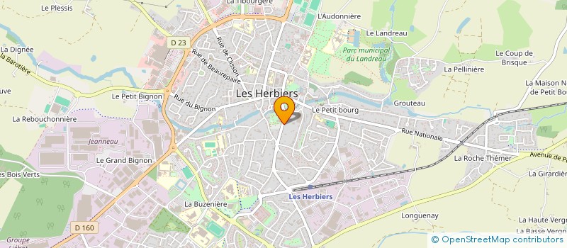 localisation de l'entreprise MONSIEUR RICHARD VAN PELT  LES HERBIERS