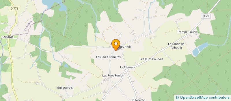 localisation de l'entreprise MONSIEUR RICHARD VAN RHIJN à PAIMPONT