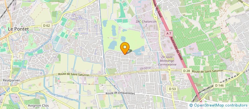 localisation de l'entreprise MONSIEUR RICHARD VAQUER  VEDENE