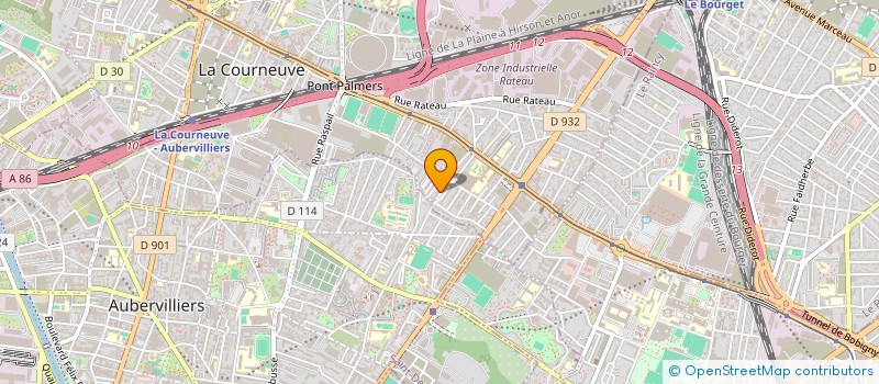 localisation de l'entreprise MONSIEUR RICHARD VARRAULT à LA COURNEUVE