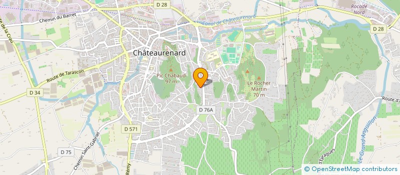 localisation de l'entreprise MONSIEUR RICHARD VASQUEZ  CHATEAURENARD