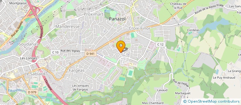 localisation de l'entreprise MONSIEUR RICHARD VERDIER à PANAZOL