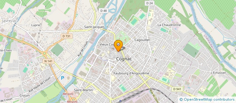 localisation de l'entreprise MONSIEUR RICHARD VERGNAUD à COGNAC