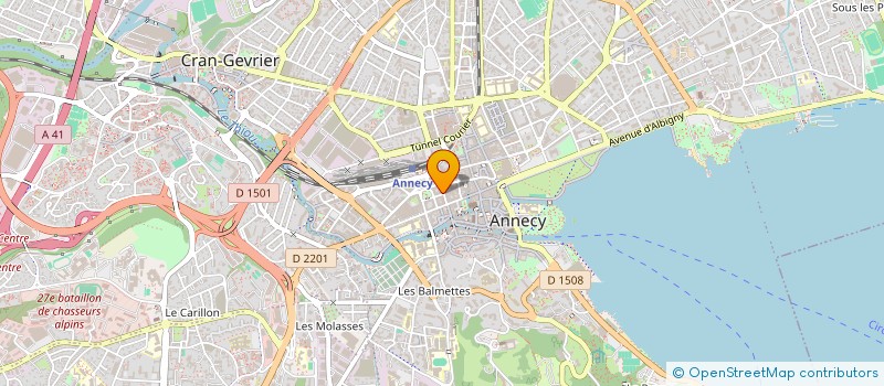 localisation de l'entreprise MONSIEUR RICHARD VEYRAT DE LACHENAL à ANNECY