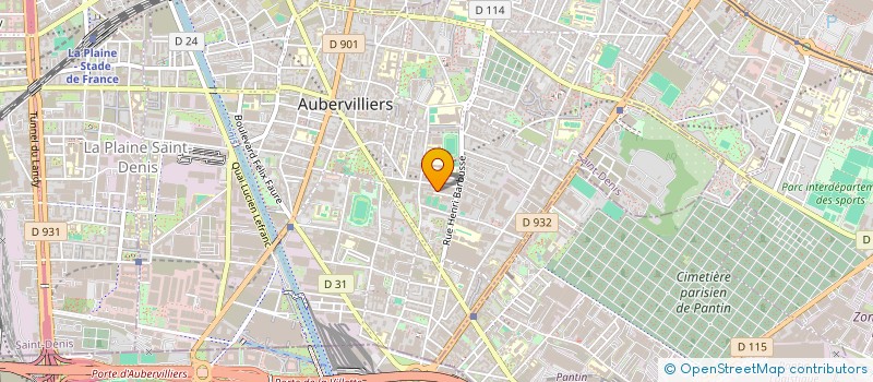 localisation de l'entreprise MONSIEUR RICHARD VIDAL à AUBERVILLIERS