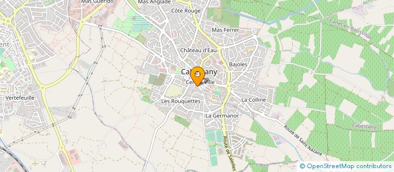 localisation de l'entreprise MONSIEUR RICHARD VILLODRE  CABESTANY