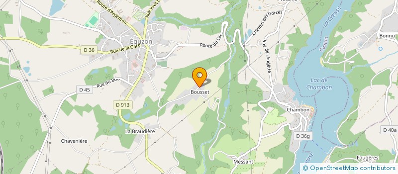 localisation de l'entreprise MONSIEUR RICHARD VILLORIA à EGUZON-CHANTOME