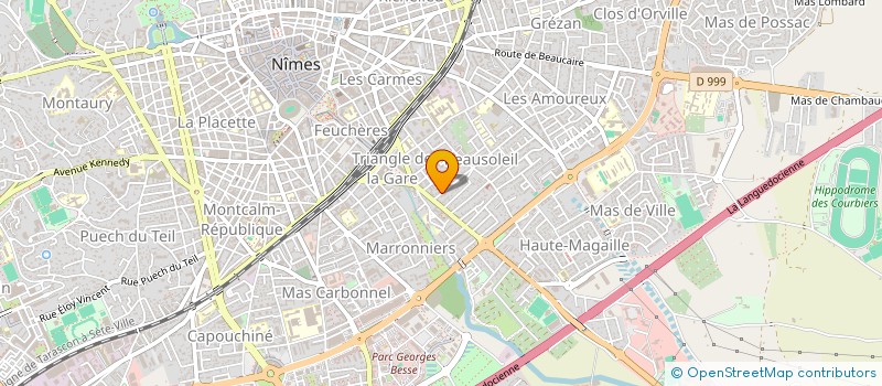 localisation de l'entreprise MONSIEUR RICHARD VINCENT  NIMES