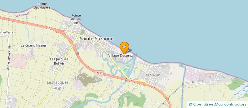 localisation de l'entreprise MONSIEUR RICHARD VIRGINIUS à SAINTE-SUZANNE