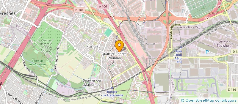 localisation de l'entreprise MONSIEUR RICHARD WANG  RUNGIS