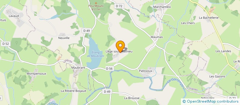 localisation de l'entreprise MONSIEUR RICHARD WARD à LIZIERES