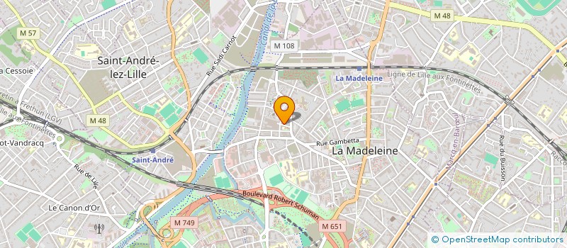 localisation de l'entreprise MONSIEUR RICHARD WAWRZYNSKI à LA MADELEINE