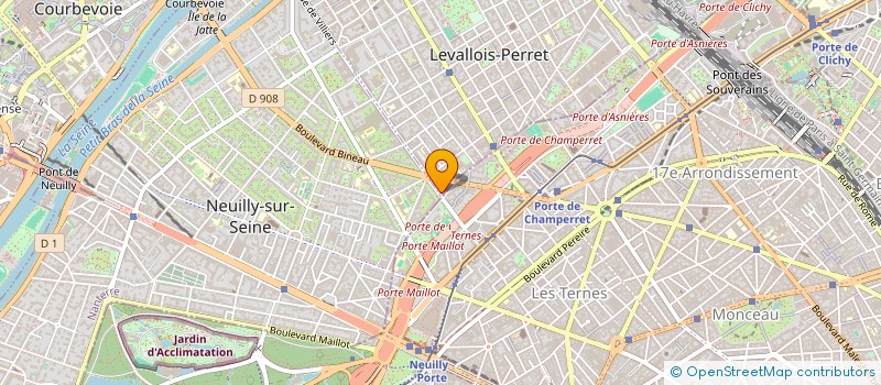 localisation de l'entreprise MONSIEUR RICHARD WEDJE MBENGO à LEVALLOIS-PERRET