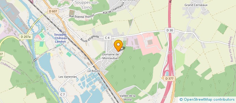 localisation de l'entreprise MONSIEUR RICHARD WITHERSPOON  SOUPPES-SUR-LOING