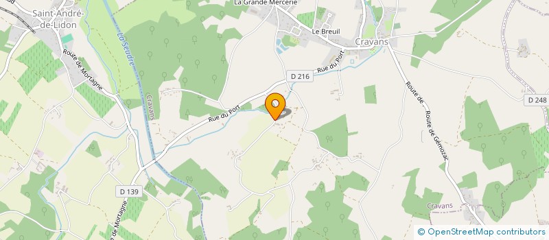 localisation de l'entreprise MONSIEUR RICHARD WOELLWARTH  CRAVANS