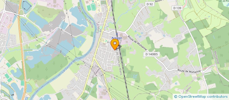 localisation de l'entreprise MONSIEUR RICHARD WOOD  ARNAGE