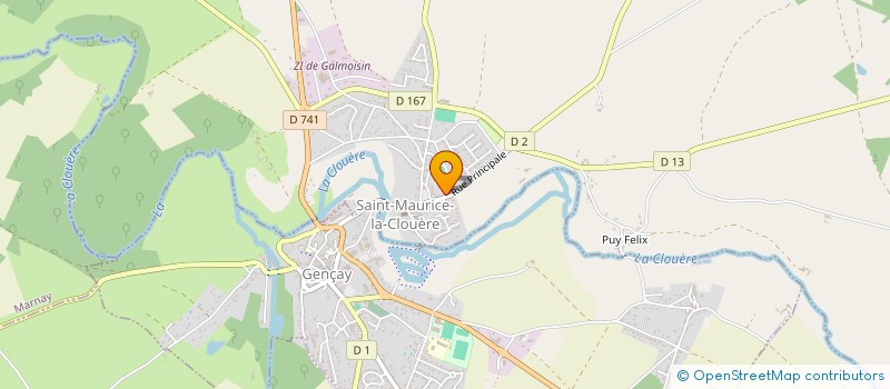 localisation de l'entreprise MONSIEUR RICHARD ZAMORA BARRETO  SAINT-MAURICE-LA-CLOUERE