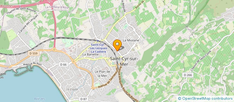 localisation de l'entreprise MONSIEUR RICHARD ZIBETTE  LA CIOTAT