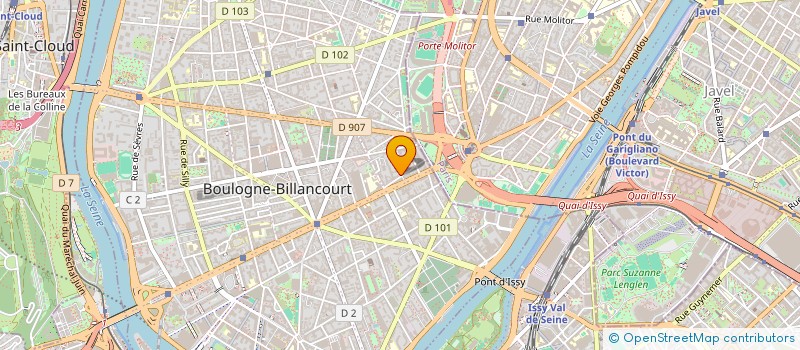 localisation de l'entreprise MONSIEUR RICHARD ZIEWE WANDJI à BOULOGNE-BILLANCOURT