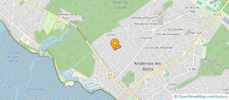 localisation de l'entreprise MONSIEUR RICHARD ZINTER  ANDERNOS-LES-BAINS