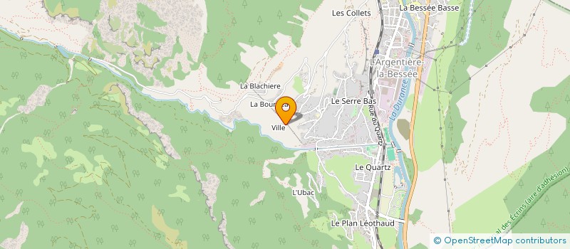 localisation de l'entreprise MONSIEUR RICHARDSON VIANO  L'ARGENTIERE-LA-BESSEE