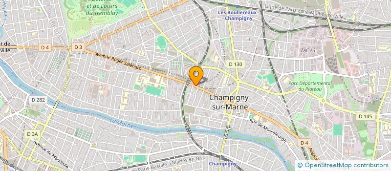 localisation de l'entreprise MONSIEUR RICHEMOND DJEDJE à CHAMPIGNY-SUR-MARNE