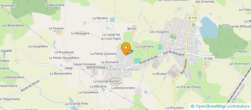 localisation de l'entreprise MONSIEUR RICHY DESCLOS  LOIRON-RUILLE