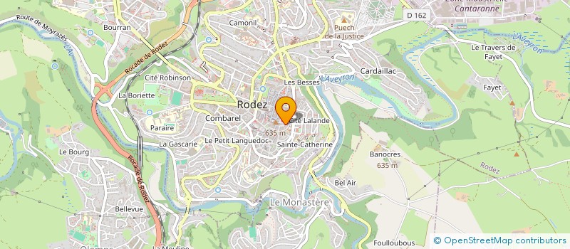 localisation de l'entreprise MONSIEUR RICHY HURGARGOWITSCH  RODEZ