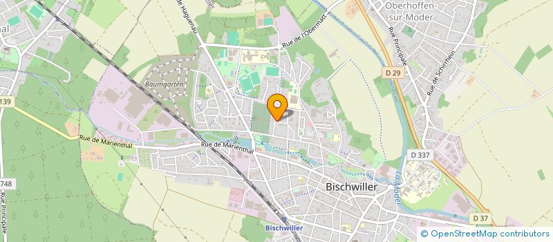 localisation de l'entreprise MONSIEUR RICHY REGULA  BISCHWILLER