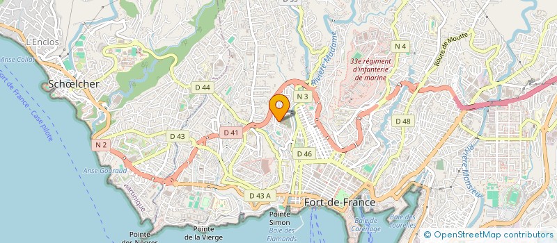 localisation de l'entreprise MONSIEUR RICK AUBERT  FORT-DE-FRANCE