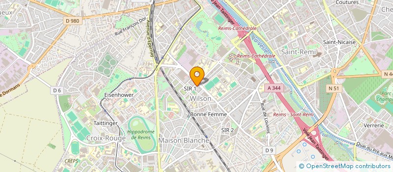 localisation de l'entreprise MONSIEUR RICK BAMANIKA  REIMS