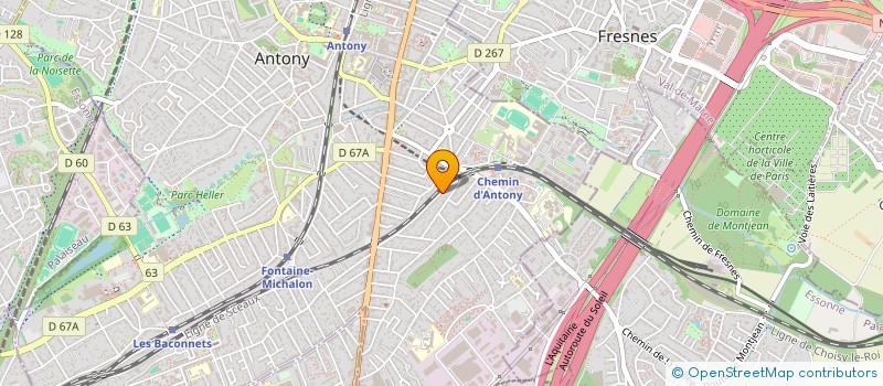 localisation de l'entreprise MONSIEUR RICKANTONY LEONCE LOMBILO à ANTONY